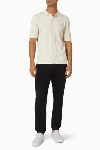 Short-sleeved Shirt in Cotton-knit