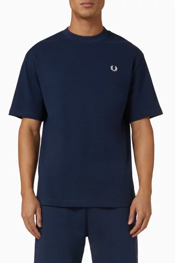 Embroidered T-shirt in Cotton Jersey