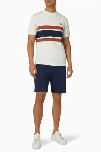 Striped T-shirt in Cotton Terry