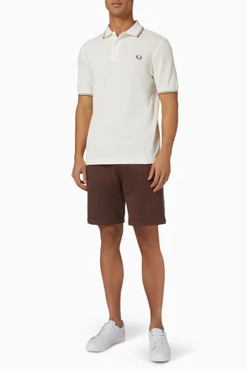 Twin Tipped Polo Shirt in Cotton Piqué