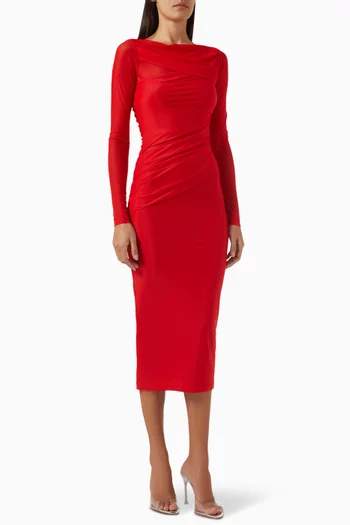 Beggin Midi Dress in Jersey