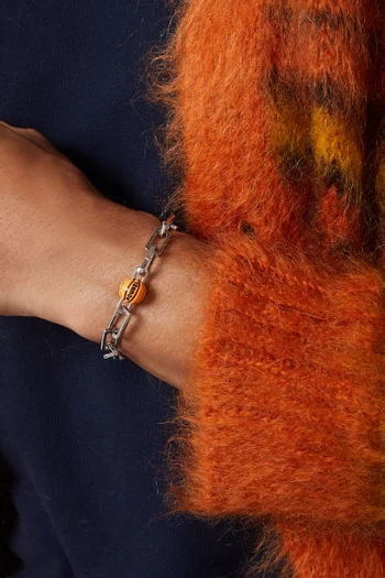 Basketball Charm in Sterling Silver