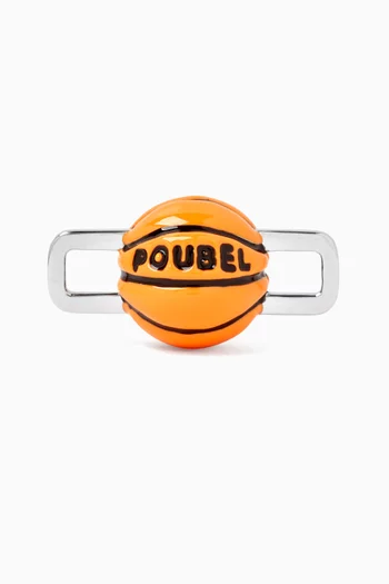 Basketball Charm in Sterling Silver