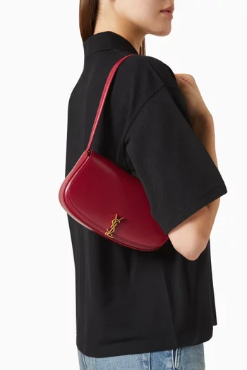 Mini Voltaire Shoulder Bag in Box Leather