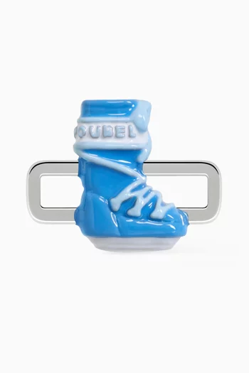 Snowboot Charm in Sterling Silver