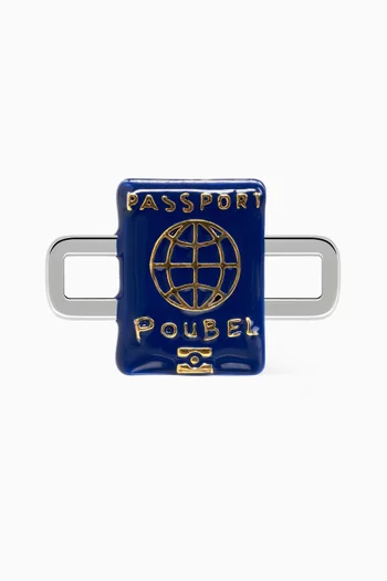 Passport Charm in Sterling Silver