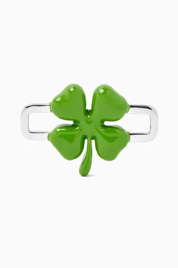 Clover Charm in Sterling Silver