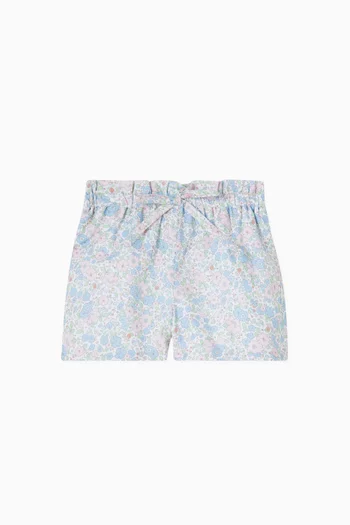 Antonia Floral-print Shorts in Cotton
