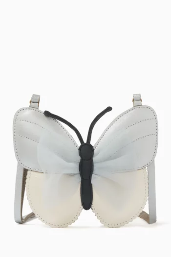 Butterfly Purse in Metallic Leather