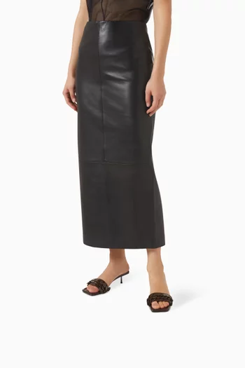Paillette 50 Mules in Leather