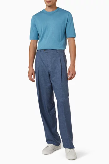 T-shirt in Silk-cotton