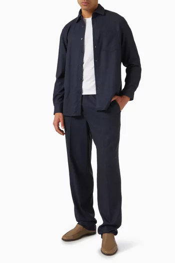 Drago Drawstring Pants in Wool