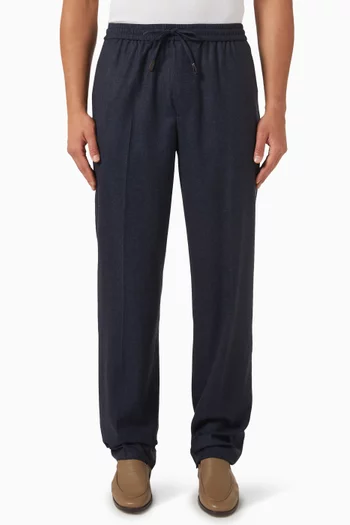 Drago Drawstring Pants in Wool