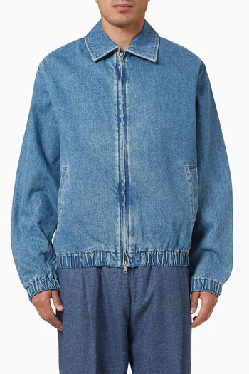 Bomber Jacket in Denim