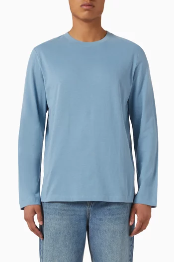 Long-sleeve T-shirt in Cotton