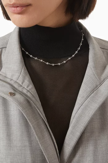 The Coquille Tennis Necklace