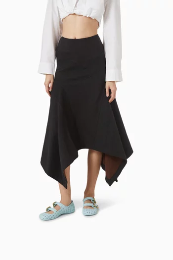 Army Mary Jane Ballet Flats in Intreccio Rubber