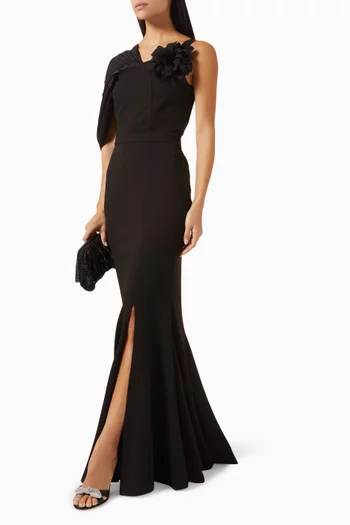 One-shoulder Maxi Dress