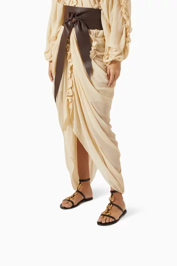 The Bazaruto Gladiator Sandals in Leather