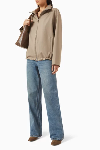 Bomber Jacket in Cotton