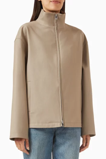 Bomber Jacket in Cotton