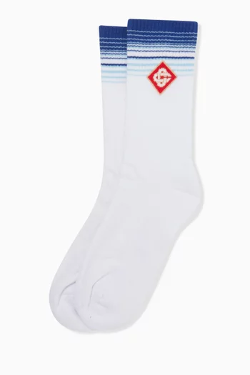 Logo Socks in Cotton-blend
