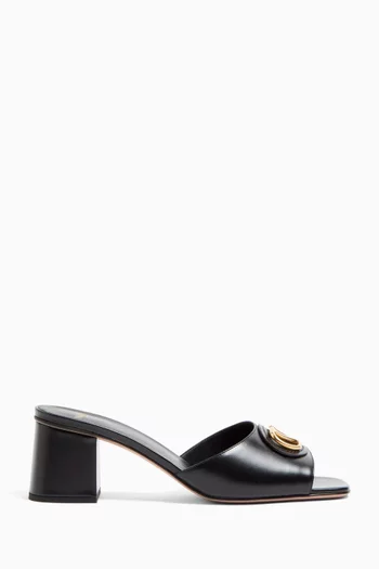 VLogo Signature 60 Sandals in Calfskin