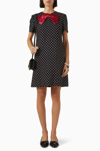 Supergran Mini Dress in Viscose