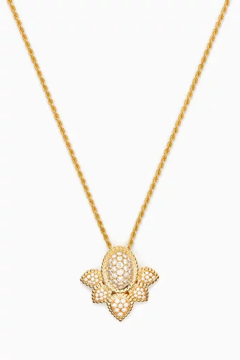Serpent Bohème Diamond Necklace in 18kt Yellow Gold