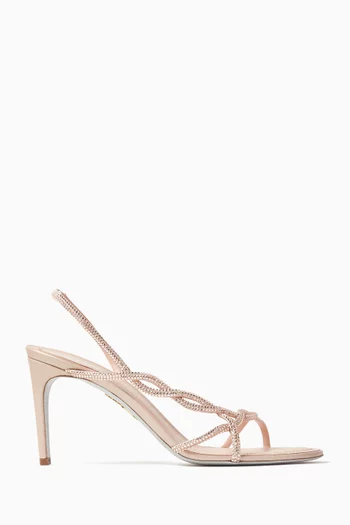 Braid 80 Sandals in Satin
