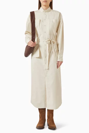 Belted Shirt Dress