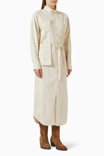 Belted Shirt Dress