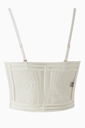 بلوزة باتينيول قصيرة بتصميم مشد