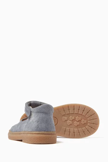 Trix Perfo Boy Flats in Suede