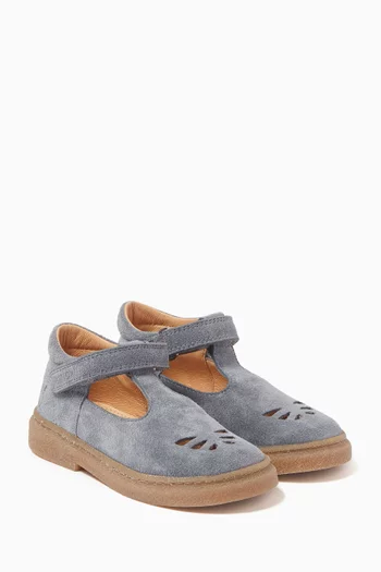 Trix Perfo Boy Flats in Suede