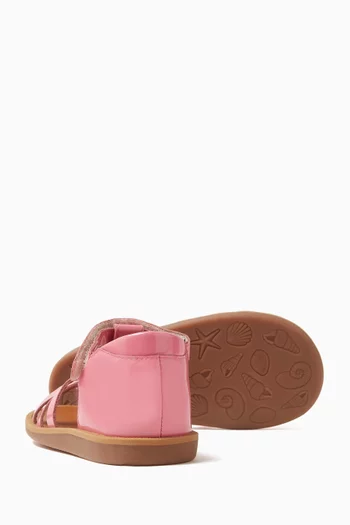 Poppy Sandals in Leather