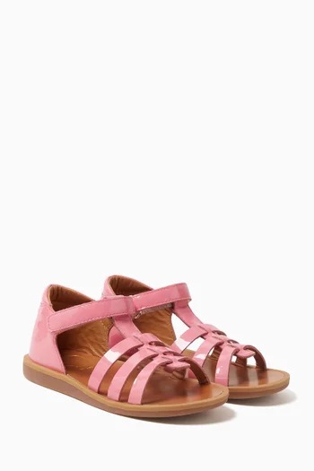 Poppy Sandals in Leather
