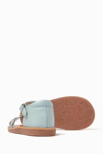Poppy Daisy Sandals in Leather