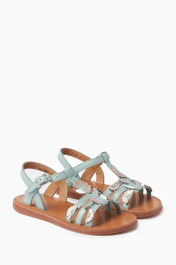 Plagette Daisy Sandals in Leather