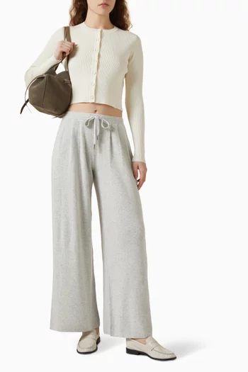 Zoe Classic Cropped Cardigan in Knit