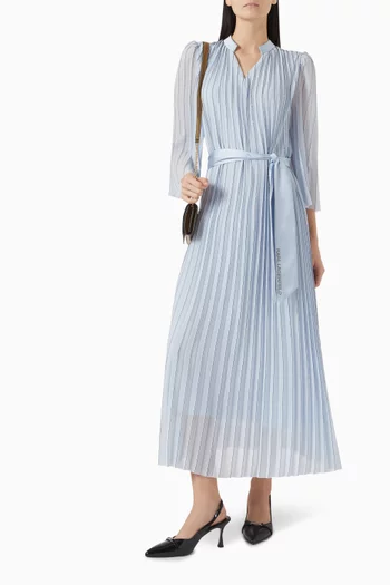 Pleated Maxi Dress