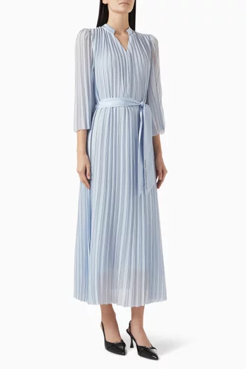 Pleated Maxi Dress