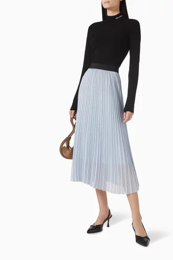 Sunburst Pleated Skirt