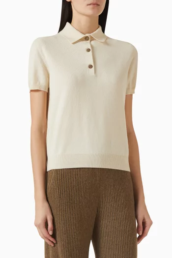 Classic Polo Shirt in Cashmere