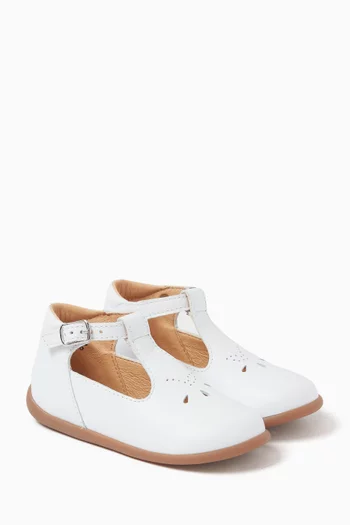 Salome Ballet Flats in Leather