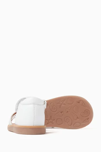 Poppy Sandals in Leather