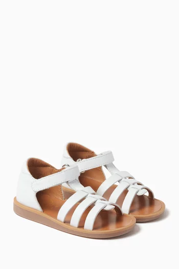 Poppy Sandals in Leather