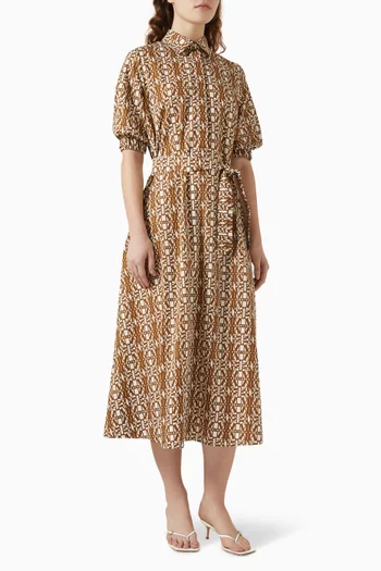 Luxgi Midi Dress in Cotton