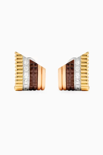 Quatre Classic Diamond Stud Earrings