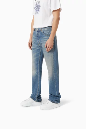 Oversized Sneakers in Calf Leather